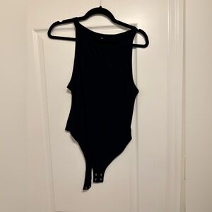 Navy Sleeveless Bodysuit